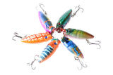 6X 3.5cm Popper Poppers Fishing Lure Lures Surface Tackle Fresh Saltwater - 45-Degree Angle