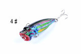 4X 6.5cm Popper Poppers Fishing Lure Lures Surface Tackle Fresh Saltwater - Extra Image