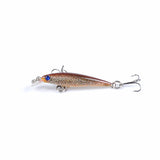 6x Popper Poppers 5cm Minnow Fishing Lure Lures Surface Tackle Fresh Saltwater - Side View