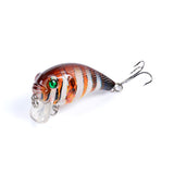 6x Popper Poppers 5cm Fishing Lure Lures Surface Tackle Fresh Saltwater - Rear View