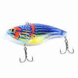 5X Popper Poppers Fishing Vib Lure Lures Surface Tackle Fresh Saltwater - Side View