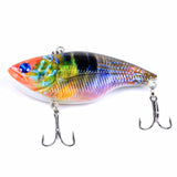 5X Popper Poppers Fishing Vib Lure Lures Surface Tackle Fresh Saltwater - Top-Down View