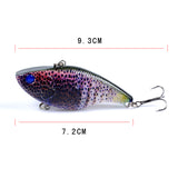 5X Popper Poppers Fishing Vib Lure Lures Surface Tackle Fresh Saltwater - 45-Degree Angle