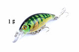 4x 7.5cm Popper Crank Bait Fishing Lure Lures Surface Tackle Saltwater - Top-Down View