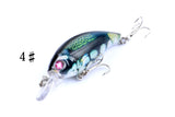 4x 7.5cm Popper Crank Bait Fishing Lure Lures Surface Tackle Saltwater - Close-Up Angle