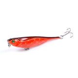 9x Popper Poppers 9.9cm Fishing Lure Lures Surface Tackle Fresh Saltwater - Side View