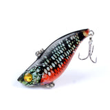 7x Popper Poppers 5.8cm Fishing Lure Lures Surface Tackle Fresh Saltwater - Top-Down View
