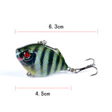 8x Popper Poppers 4.5cm Fishing Lure Lures Surface Tackle Fresh Saltwater - Extra Image