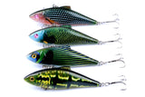 4x 8.5cm Vib Bait Fishing Lure Lures Hook Tackle Saltwater - Side View