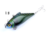 4x 8.5cm Vib Bait Fishing Lure Lures Hook Tackle Saltwater - 45-Degree Angle