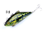 4x 8.5cm Vib Bait Fishing Lure Lures Hook Tackle Saltwater - Close-Up Angle