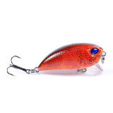 6x Popper Poppers 5.1cm Fishing Lure Lures Surface Tackle Fresh Saltwater - Rear View