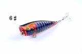 6X 6cm Popper Poppers Fishing Lure Lures Surface Tackle Fresh Saltwater - Extra Image