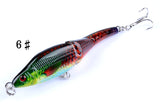 6x 9.5cm Vib Bait Fishing Lure Lures Hook Tackle Saltwater - Close-Up Angle