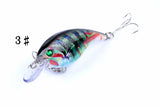 4x 7.5cm Popper Crank Bait Fishing Lure Lures Surface Tackle Saltwater - Close-Up Angle
