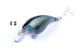 4x 7.5cm Popper Crank Bait Fishing Lure Lures Surface Tackle Saltwater - Low Angle