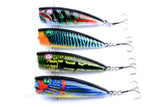 4X 6.8cm Popper Poppers Fishing Lure Lures Surface Tackle Saltwater - Front View