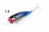 4X 6.8cm Popper Poppers Fishing Lure Lures Surface Tackle Saltwater - 45-Degree Angle