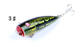 4X 6.8cm Popper Poppers Fishing Lure Lures Surface Tackle Saltwater - Close-Up Angle