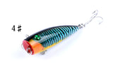4X 6.8cm Popper Poppers Fishing Lure Lures Surface Tackle Saltwater - Low Angle