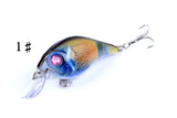 4x 7.5cm Popper Crank Bait Fishing Lure Lures Surface Tackle Saltwater - 45-Degree Angle