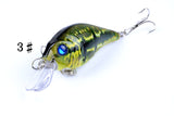 4x 7.5cm Popper Crank Bait Fishing Lure Lures Surface Tackle Saltwater - Close-Up Angle