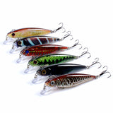 6x Popper Poppers 8.6cm Fishing Lure Lures Surface Tackle Fresh Saltwater - Extra Image