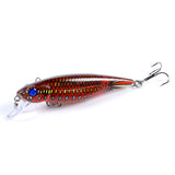 6x Popper Poppers 8.6cm Fishing Lure Lures Surface Tackle Fresh Saltwater - Side View