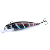6x Popper Poppers 8.6cm Fishing Lure Lures Surface Tackle Fresh Saltwater - Top-Down View