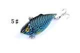 6x 6.5cm Vib Bait Fishing Lure Lures Hook Tackle Saltwater - Close-Up Angle