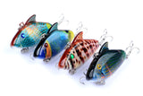 4x 5.5cm Vib Bait Fishing Lure Lures Hook Tackle Saltwater - Front View