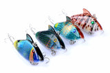 4x 5.5cm Vib Bait Fishing Lure Lures Hook Tackle Saltwater - Side View