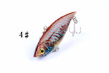 6x 6.5cm Vib Bait Fishing Lure Lures Hook Tackle Saltwater - Rear View