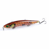 6x Popper Poppers 9.3cm Fishing Lure Lures Surface Tackle Fresh Saltwater - Side View