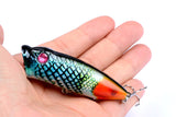 4X 6.5cm Popper Poppers Fishing Lure Lures Surface Tackle Saltwater - Side View