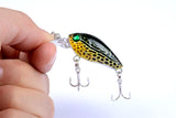 6x 4.5cm Popper Crank Bait Fishing Lure Lures Surface Tackle Saltwater - Front View