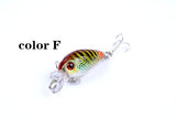 6x 4.5cm Popper Crank Bait Fishing Lure Lures Surface Tackle Saltwater - Low Angle
