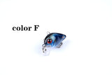 6x 3cm Popper Crank Bait Fishing Lure Lures Surface Tackle Saltwater - Low Angle