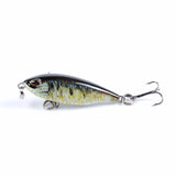 8x Popper Poppers 4.8cm Fishing Lure Lures Surface Tackle Fresh Saltwater - Low Angle
