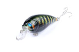 5x 7cm Popper Crank Bait Fishing Lure Lures Surface Tackle Saltwater - Rear View