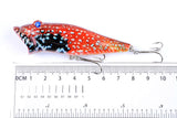 5X 8cm Popper Poppers Fishing Lure Lures Surface Tackle Fresh Saltwater - Extra Image