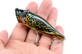5X 8cm Popper Poppers Fishing Lure Lures Surface Tackle Fresh Saltwater - Front View