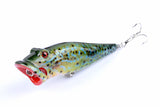 5X 8cm Popper Poppers Fishing Lure Lures Surface Tackle Fresh Saltwater - 45-Degree Angle