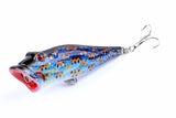 5X 8cm Popper Poppers Fishing Lure Lures Surface Tackle Fresh Saltwater - Close-Up Angle