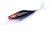 5X 7.5cm Popper Poppers Fishing Lure Lures Surface Tackle Fresh Saltwater - 45-Degree Angle