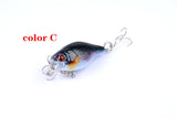 6x 4.3cm Popper Crank Bait Fishing Lure Lures Surface Tackle Saltwater - Rear View