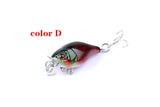 6x 4.3cm Popper Crank Bait Fishing Lure Lures Surface Tackle Saltwater - Close-Up Angle