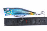 6X 7cm Popper Poppers Fishing Lure Lures Surface Tackle Fresh Saltwater - Extra Image