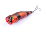 6X 7cm Popper Poppers Fishing Lure Lures Surface Tackle Fresh Saltwater - Rear View