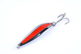 4x 10g Metal Spoon Fishing Hard Lure Spinner Spoon Baits - Top-Down View